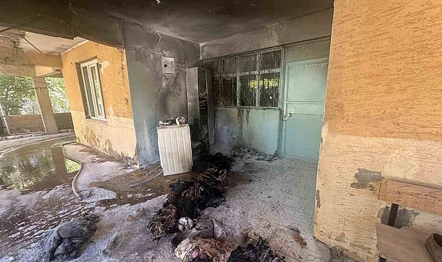 Elektrik arızası yangına neden oldu