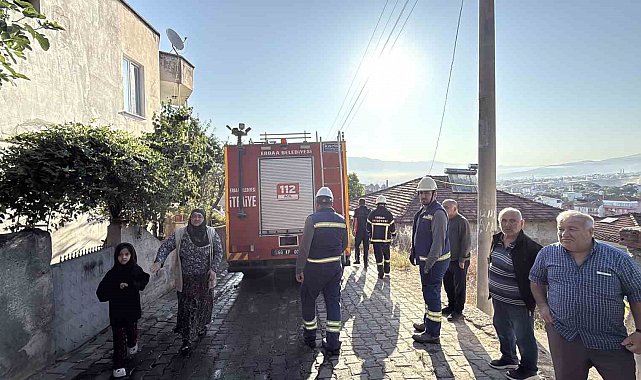 Erbaa'da korkutan yangın