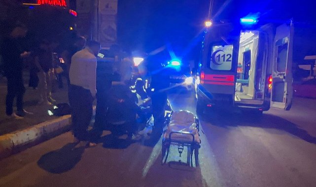 Erzincan'da motosiklet kazasında sürücü yaralandı