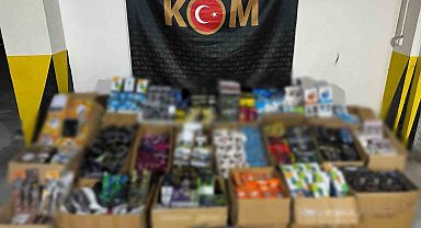 Eskişehir'de 6 bin 171 adet gümrük kaçağı malzeme ele geçirildi, 1 kişi tutuklandı