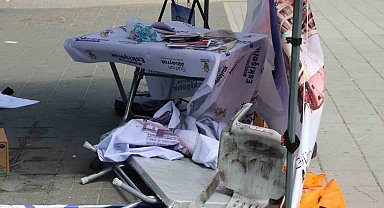 Eskişehir'de AK Parti standına saldırı