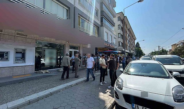 Eskişehir'de banka soygunu girişimi