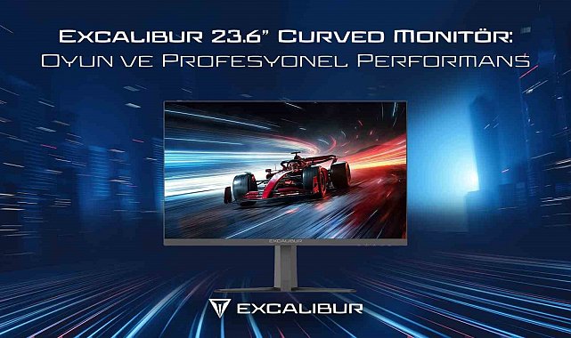 Excalibur 23.6" Curved Monitörü'nü satışa sundu