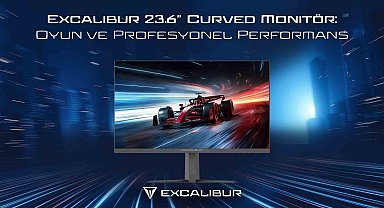 Excalibur 23.6" Curved Monitörü'nü satışa sundu