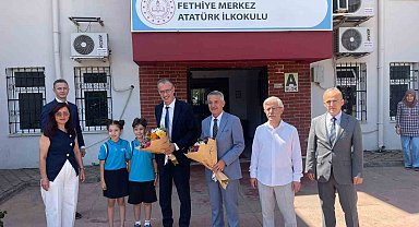 Fethiye'de 32 bin 692 öğrenci karne heyecanı yaşadı