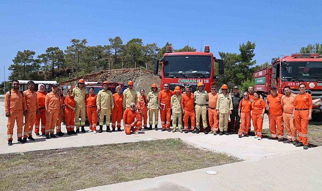 Fethiye'de orman yangını gönüllüleri ile toplantı yapıldı