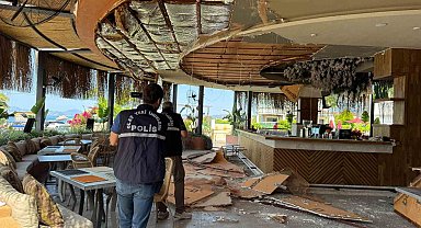 Fethiye'de restoranın tavanı çöktü: 5 yaralı