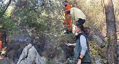 Finike'deki orman yangını kontrol altına alındı