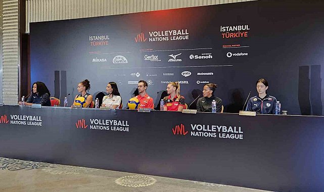 FIVB Kadınlar Milletler Ligi'nin İstanbul etabının basın toplantısı yapıldı
