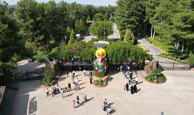 Gaziantep Doğal Yaşam Parkı bayramda ziyaretçi akınına uğradı
