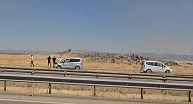 Gaziantep'te anız yangını maddi hasarlı kazaya neden oldu