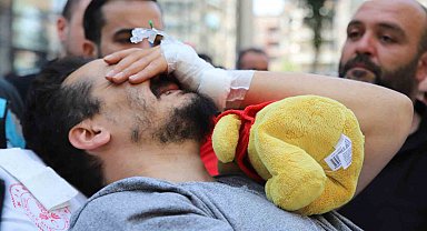 Gaziantep'teki kazada hayatını kaybeden anne ve iki çocuğu için hastanede tören düzenlendi