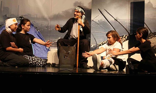 Gazze'nin çocukları sahnede