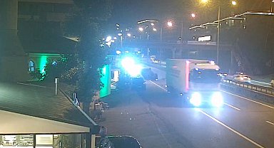 Giresun'daki feci kaza kamerada: 1 ölü, 2 yaralı