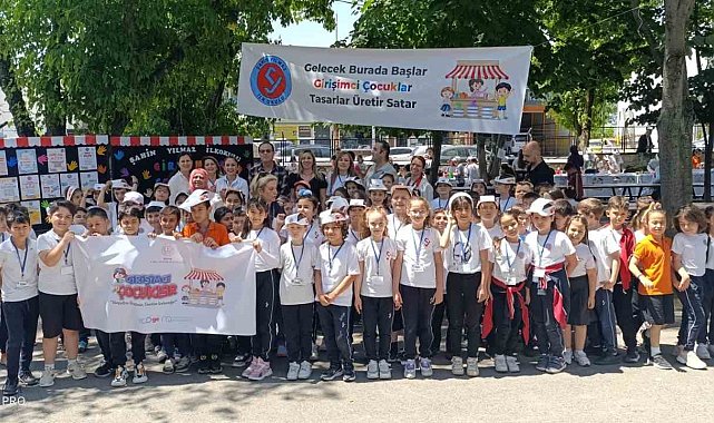 Girişimci çocuklar hem üretti hem öğrendi