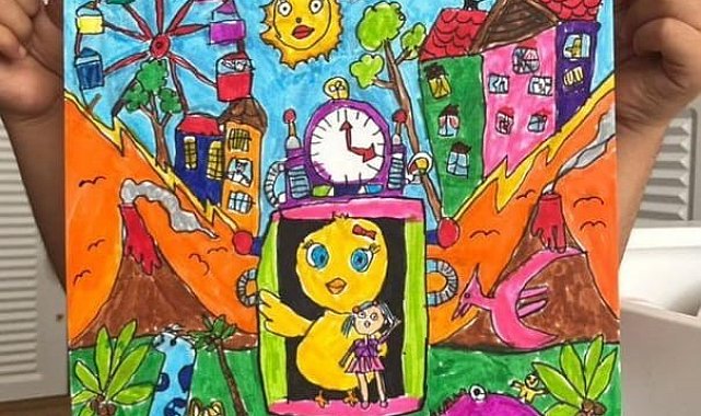 GKV'li Beren Kayıran, resim yarışmasında Türkiye ikincisi