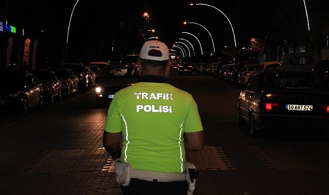 Gönen trafiğine sıkı denetim: 219 sürücüye ceza