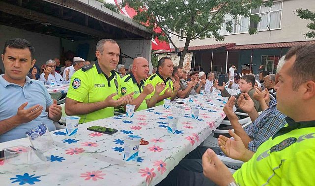 Görevi başında hayatını haybeden polis memuru için mevlit okutuldu