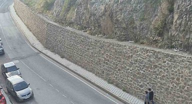 Gümüşhane dağlarının süsü yaban keçileri şehrin de süsü oldu