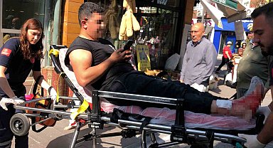 Hastaneye kaldırılırken bile telefonu elinden bırakmadı