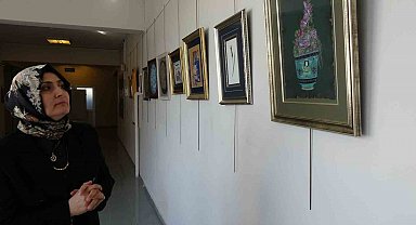 Hayali olan sergiyi 49 yaşında açtı