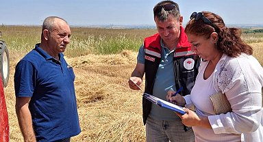 Hayrabolu'da biçerdöver denetimleri sürüyor