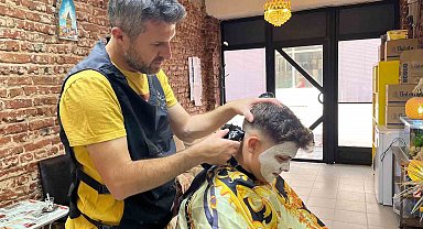 Hayrabolu'da Kurban Bayramı öncesi berberlerde yoğunluk başladı