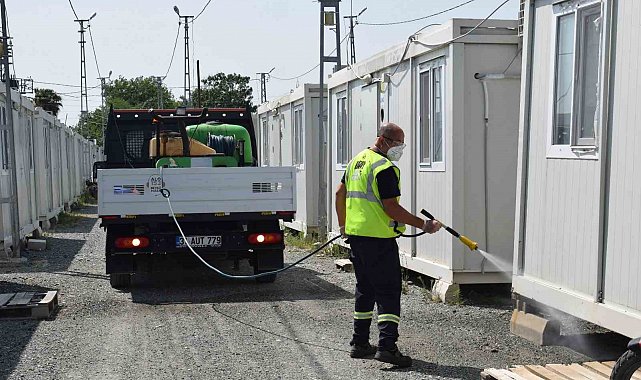 HBB, Erzin'de sineklere ve haşerelere karşı ilaçlama çalışmalarını sürdürüyor