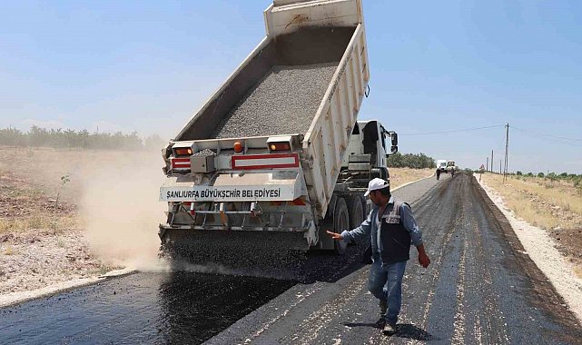 Hilvan kırsalında karayolları standartlarında yol
