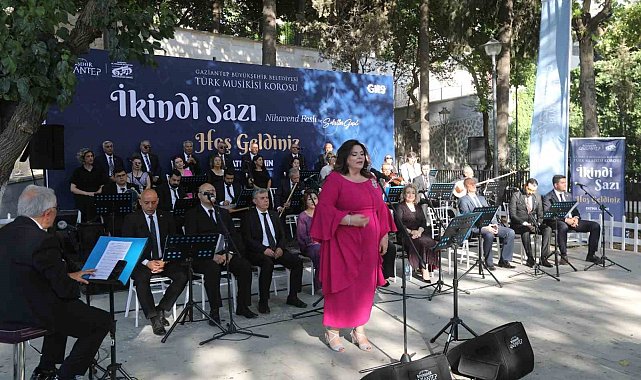 İkindi sazı geleneği ile Gaziantep'e özgü türküler yeniden seslendirildi