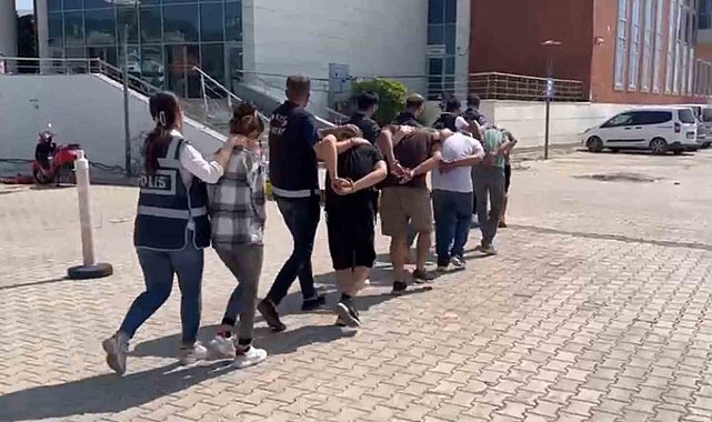İskenderun'da hapis cezasıyla aranan 8 kişi yakalandı