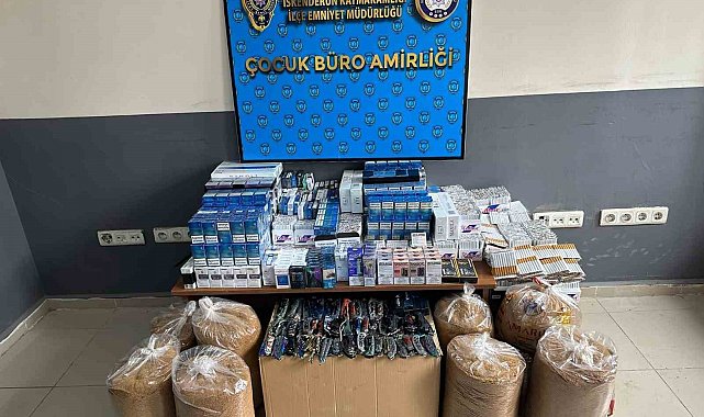 İskenderun'da öğrencilere sigara satan işyerleri denetlendi