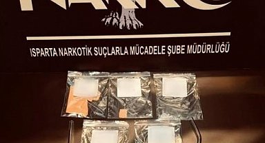 Isparta'da düzenlenen operasyonda çok miktarda uyuşturucu madde ele geçirildi