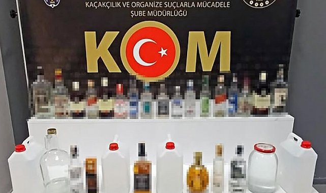 Isparta'da kaçak alkol operasyonu: 27 litre kaçak içki ele geçirildi