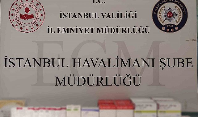 İstanbul Havalimanı'nda 12 milyon TL'lik kaçak ilaç operasyonu: 5 gözaltı