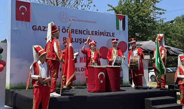 İstanbul'da Gazzeli öğrenciler için çocuk şenliği düzenlendi