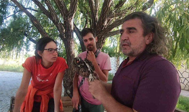 İtalya'dan Van'a geldiler, doğaya kuş saldılar