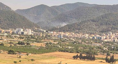 İzmir'de orman yangını: Müdahale sürüyor