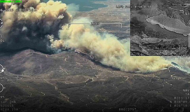 İzmir'de yangınla mücadele sürüyor