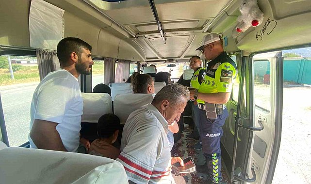 Jandarma yollarda sivil denetimde