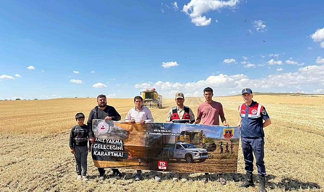 Jandarmadan çiftçiye anız uyarısı