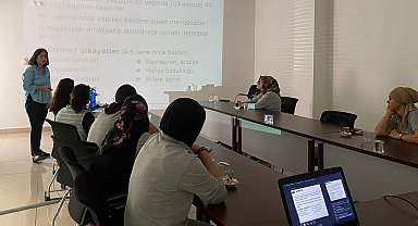 Kadınlara sağlık konusunda eğitim verildi