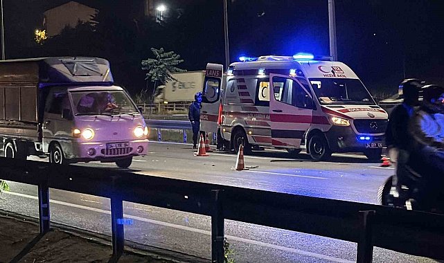 Kağıthane'de yola atlayan yaya feci şekilde can verdi