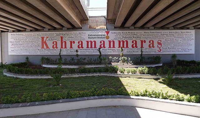 Kahramanmaraş'ta kavşak yenileme çalışmaları