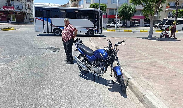 Kamyonetle çarpışan motosiklet sürücüsü ehliyetsiz çıktı