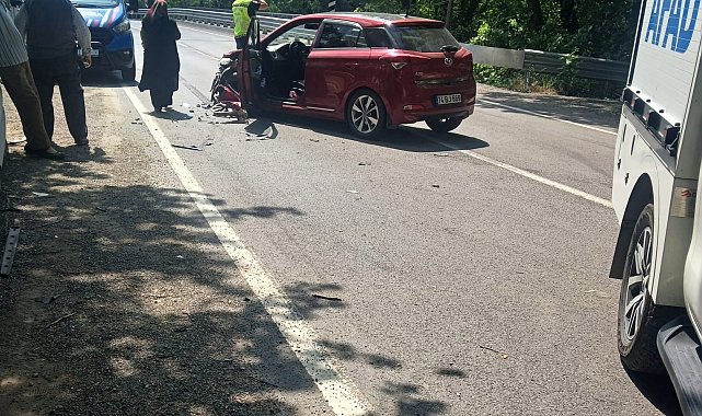 Karabük-Bartın yolunda kaza: 2 yaralı