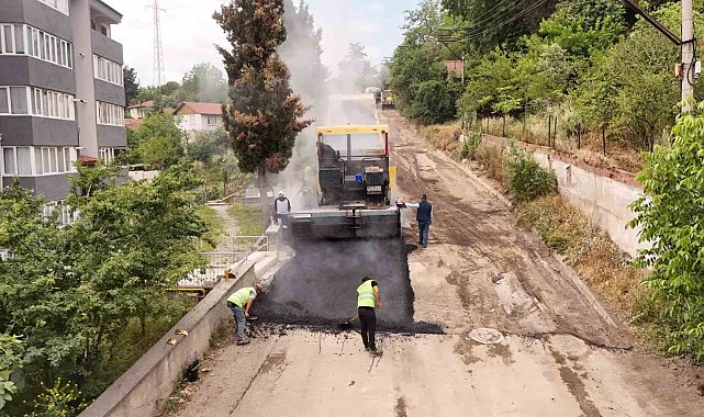 Karabük Belediyesi asfalt çalışmalarını aralıksız sürdürüyor