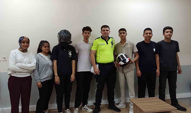 Karacasu'da öğrencilere trafik bilinci eğitimi verildi