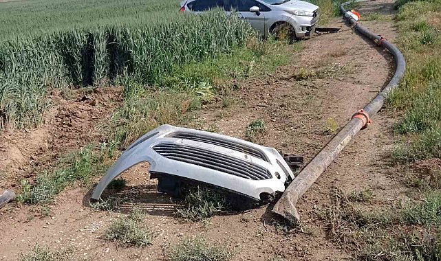 Karaman'da otomobil tarlaya devrildi: 1 yaralı