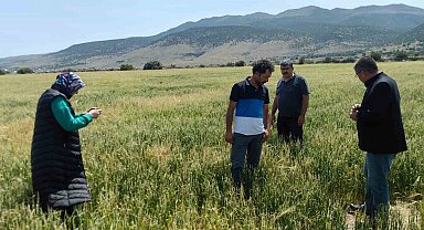 Karapınar'da dolu ve sel felaketinde etkilenen bölgelerde incelemelerde bulunuldu